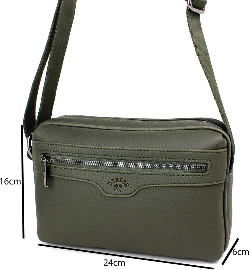Derise Club Men's Adjustable Shoulder Strap Crossbody Shoulder Bag
