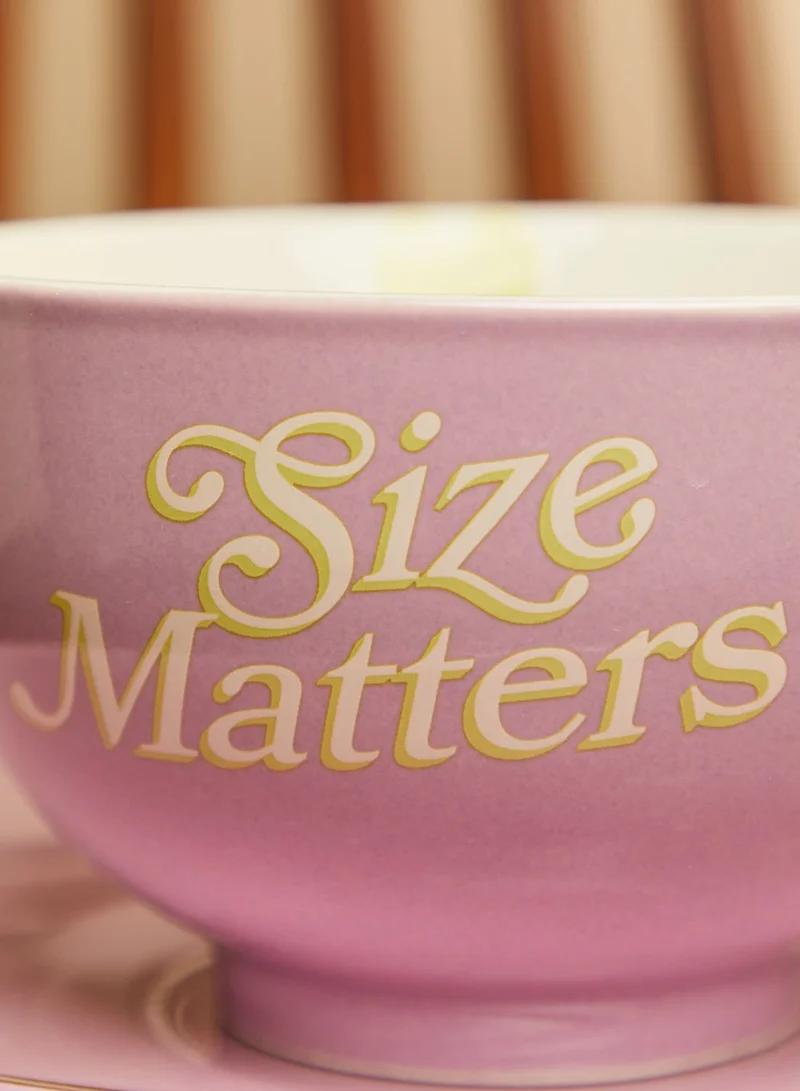 Typo Size Matters Boxed Teacup