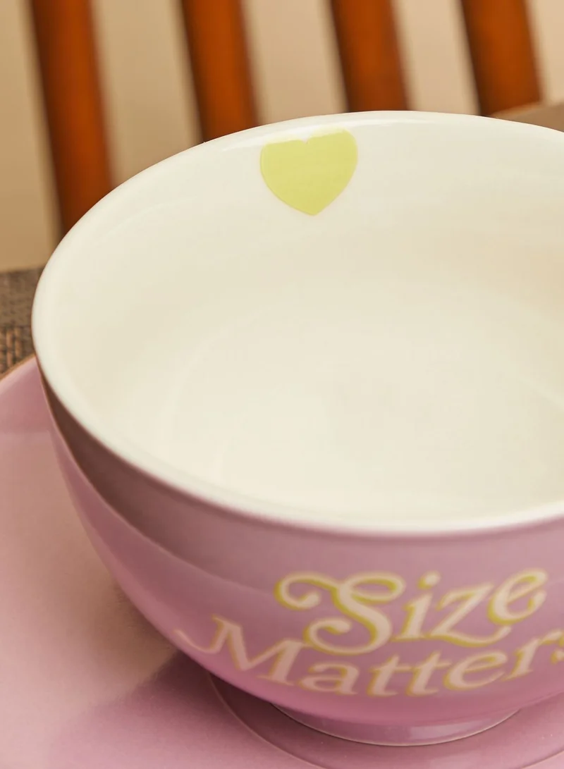 Typo Size Matters Boxed Teacup