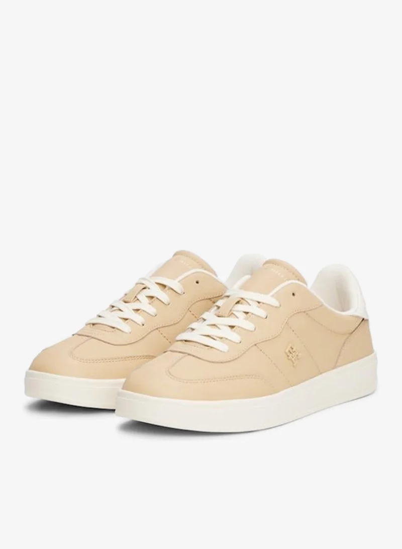 Tommy Hilfiger beige Premium Heritage Low Top Sneakers for Women | Best Price UAE