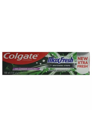 Colgate Maxfresh with Whitening Strips and Bamboo Charcoal Flavour Toothpaste- 100ml - pzsku/ZBBCBC6A717BA32CA3FE6Z/45/1746597447/91a5e145-51d5-4e89-abc8-df4b7e419bac
