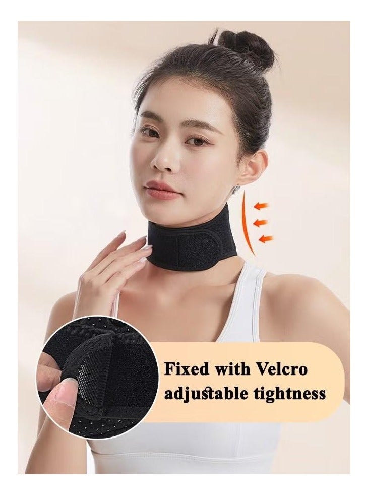 Magnetic Self Heating Neck Brace for Men Women, Adjustable Neck Wrap Protector, Neck Support Neck Warmer Neck Protector for Neck Arthritis Migraine Headaches Shoulders Back Spinal Pain Relief Therapy - Image 4