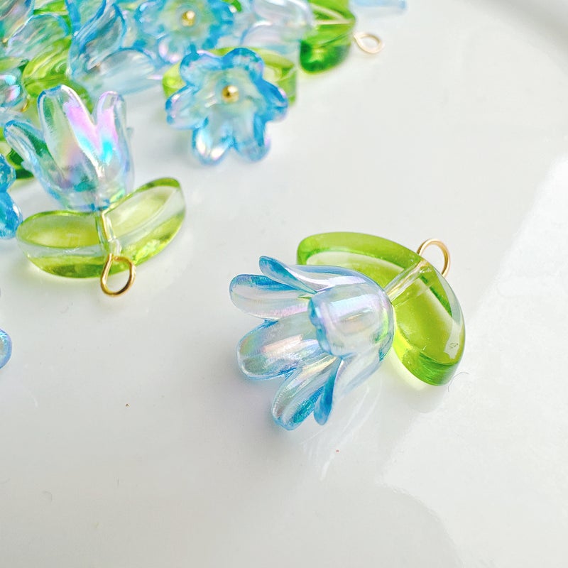 With hanging color Lily of the Valley beads accessories antique diy handmade beaded bracelet woven bracelet beads jewelry materials - Image 5