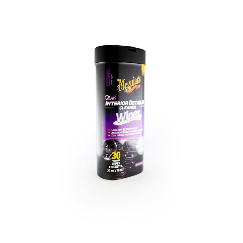 ميجواير مناديل تنظيف التفاصيل الداخلية Quik من Meguiar's G13600EU (حوض مكون من 30 قطعة) - Image 2