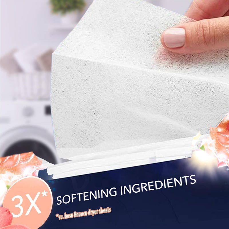 Downy أوراق تجفيف داوني إنفيوجنز ميغا، منعم الأقمشة للغسيل، بليس، العنبر والورد، 130 عد - Image 5