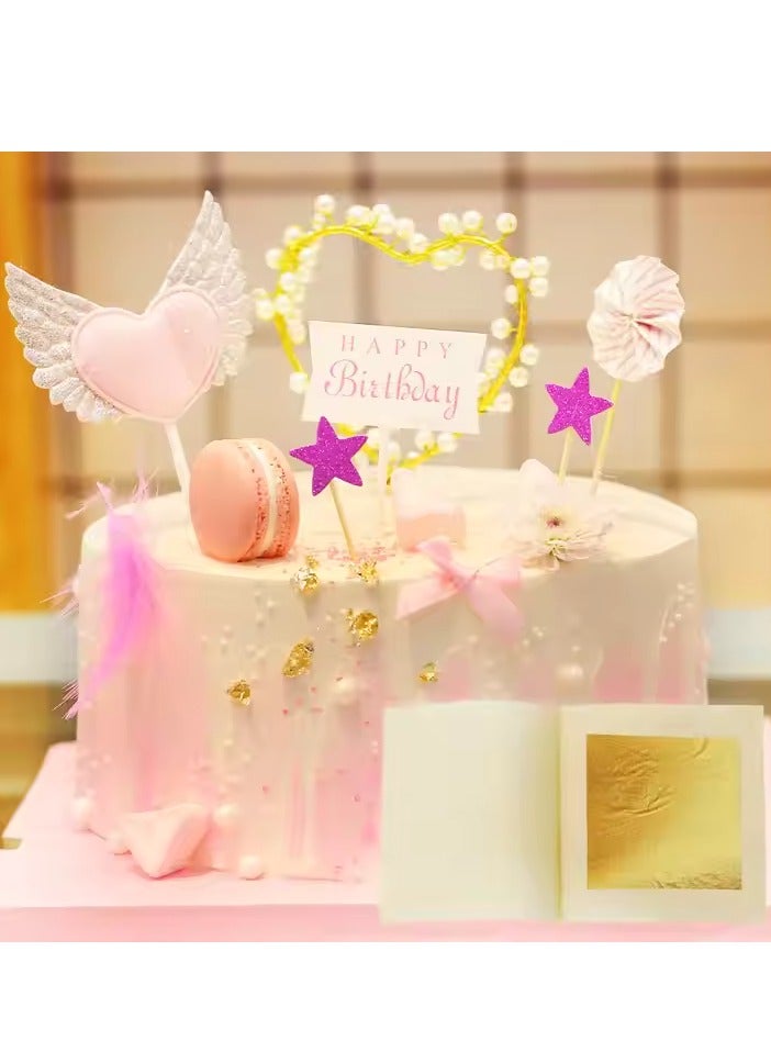 0.1 g/bottle 24K Gold Flakes Edible Real Gold Flakes Cosmetics Food Wine Beverage Decoration Thin gold foil flakes - Image 2