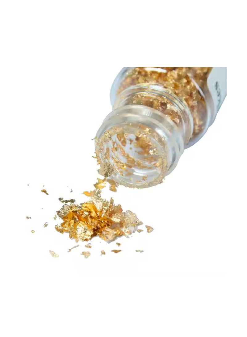 0.1 g/bottle 24K Gold Flakes Edible Real Gold Flakes Cosmetics Food Wine Beverage Decoration Thin gold foil flakes - Image 4