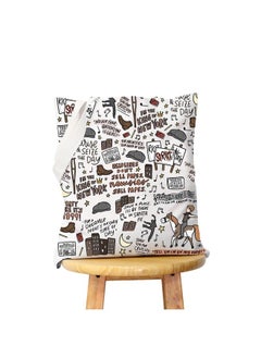WCGXKO Theatre Lover Gift Broadway Musical Gift Musical Theater Seize The Day Zipper Pouch Makeup Bag (The Day Tote)  - Image 1