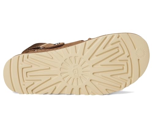UGG Women's Goldenstar Glide Sandal, Chestnut, 9 - Image 4