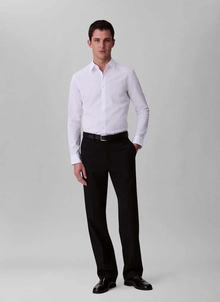 كالفن كلاين Casual Long Sleeve Slim Fit Shirt