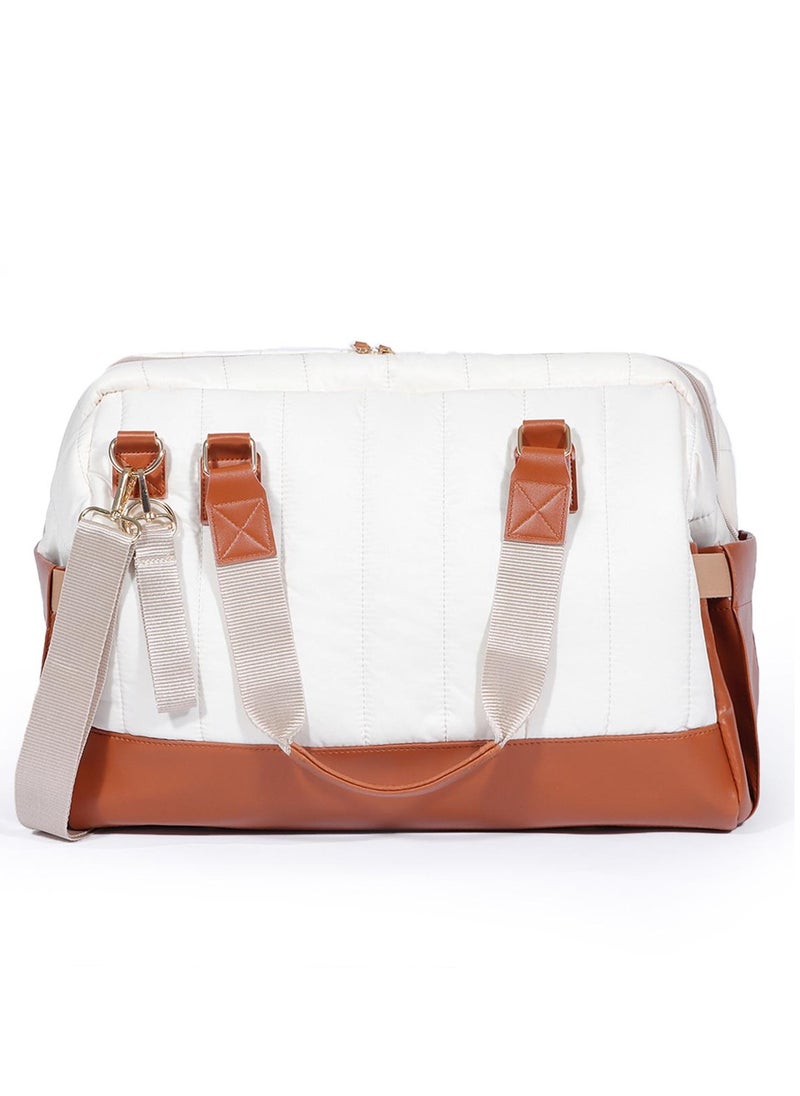 Milk & Moo - Milk&Moo Diaper Bag Brown and Beige - Image 1