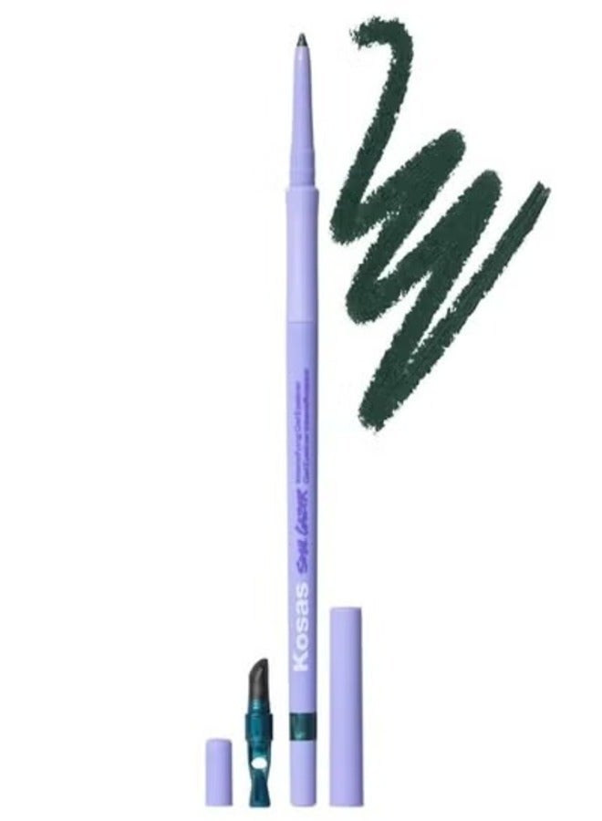 Kosas Soulgazer Waterproof Gel Eyeliner - Long-Lasting, Eternal - Emerald Green Satin 0.35g - Image 1