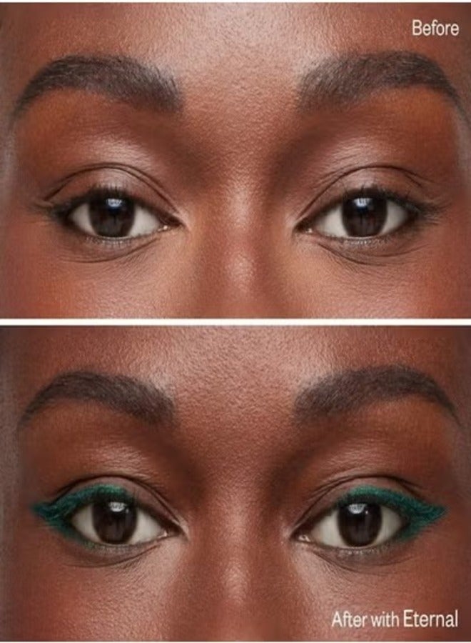 Kosas Soulgazer Waterproof Gel Eyeliner - Long-Lasting, Eternal - Emerald Green Satin 0.35g - Image 4