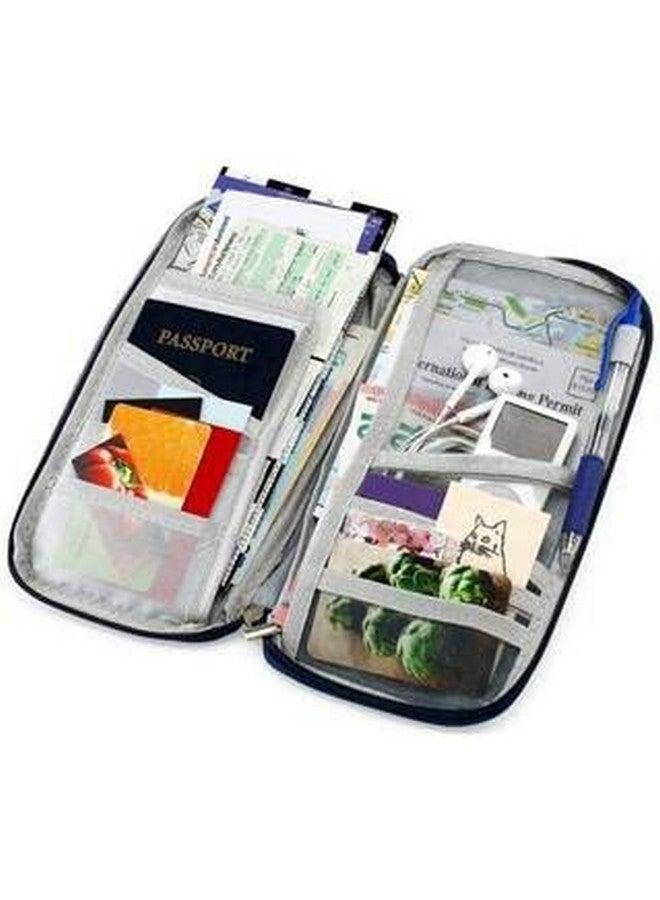 ISTARA Document Passport Storage Organizer Travel Zip Pouch for Men, Women, Boys & Girls - Unisex Organiser for Passport, Credit Cards, Business Cards, Vehicle Documents - Image 5