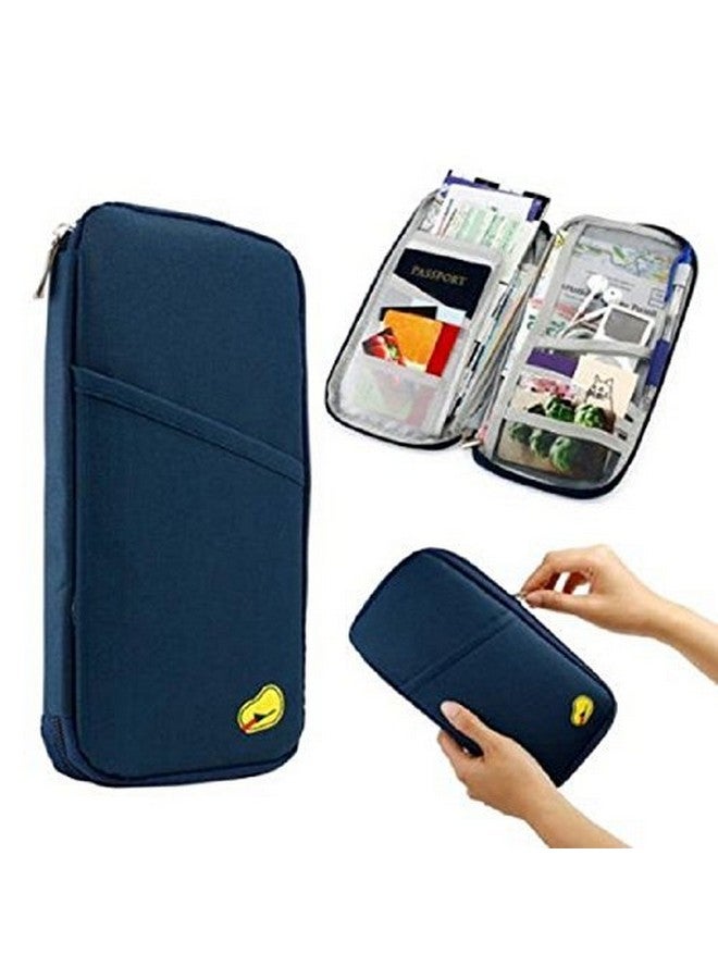 ISTARA Document Passport Storage Organizer Travel Zip Pouch for Men, Women, Boys & Girls - Unisex Organiser for Passport, Credit Cards, Business Cards, Vehicle Documents - Image 2