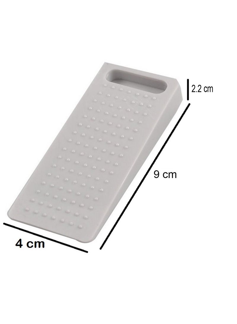 Pindia Pindia Set of 4Pc NonSlip Rubber Stackable Door Stopper Door Block WedgeDoor Jammer Guard  - Image 2