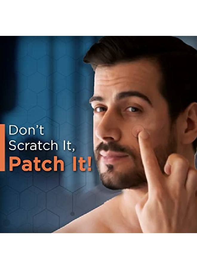 BEARDHOOD Acne Pimple Patch | 72 Hydrocolloid Waterproof Patches | For Active Surface Acne | Absorbs Pimple Overnight Reduces Excess Oil | For All Skin Types  - Image 3