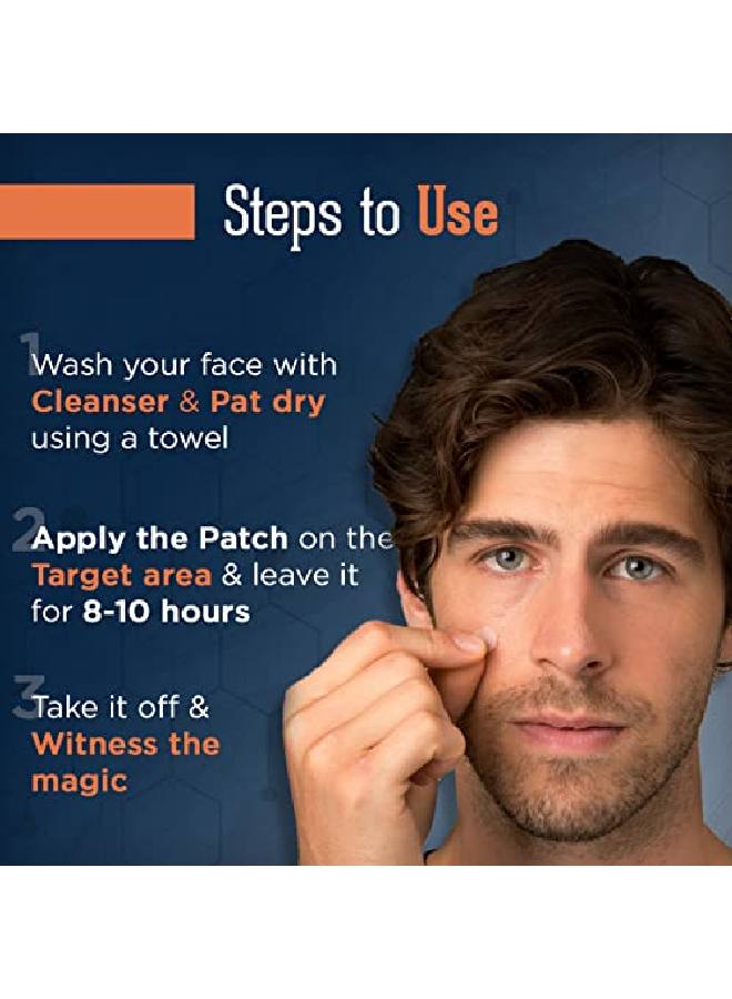 BEARDHOOD Acne Pimple Patch | 72 Hydrocolloid Waterproof Patches | For Active Surface Acne | Absorbs Pimple Overnight Reduces Excess Oil | For All Skin Types  - Image 5