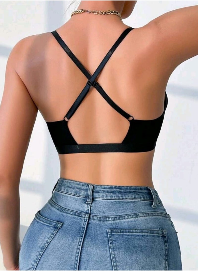 شي إن - حمالة صدر نسائية بتصميم خطاف أمامي - Image 1