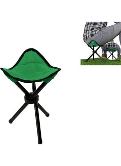 Twinflo Twinflo Folding Camping Stool Portable Fishing Chair Seat for Camping Fishing Hiking Gardening and Beach Seat Height 20 Inches Random Color Metal  - Image 4