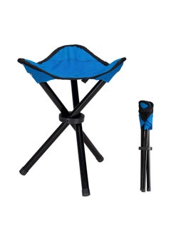 Twinflo Twinflo Folding Camping Stool Portable Fishing Chair Seat for Camping Fishing Hiking Gardening and Beach Seat Height 20 Inches Random Color Metal  - Image 1