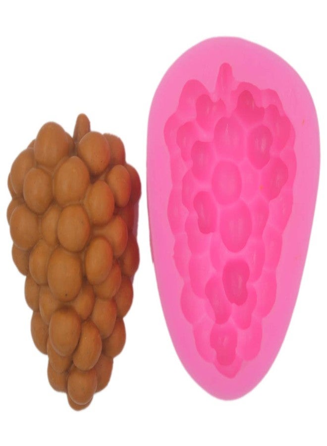 Longzang Grape Silicone Soap Mold Fruit Molds for Soap Candle Chocolate Candy Silicone Molds for Soaps Bombs Baking Fondant (S595) - Image 2