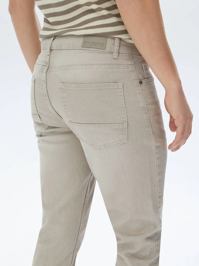 كيب Mink Slim Fit Denim Cotton Blend Trousers