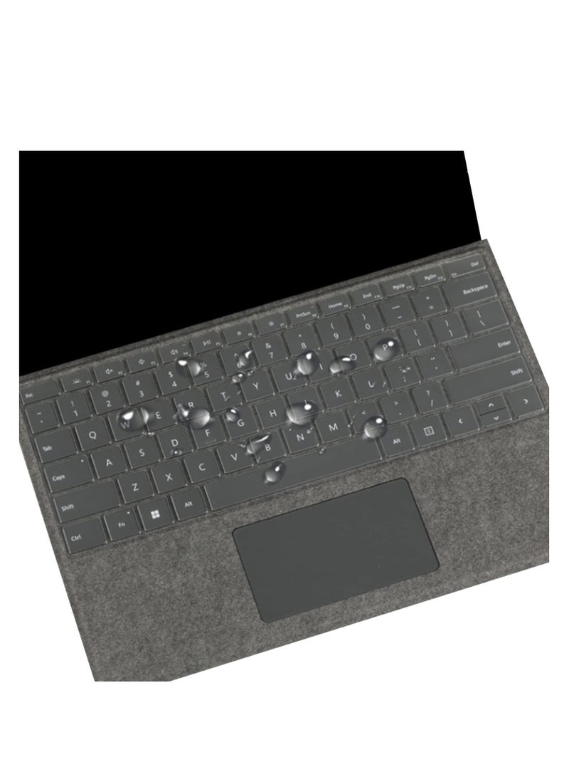 Ultra Thin Clear TPU Keyboard Cover for Microsoft Surface Pro 11/10/9/8 13 inch Touchscreen 2024 2023 2022 2021 u0026 Surface Pro X 13 2020 2019 Protector Accessories-TPU - Image 2