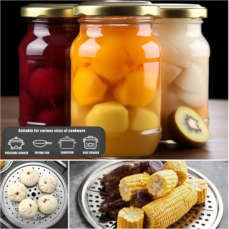 HONSHEN 3-Pack 11-Inch Pressure Cooker Canner Rack Canning Rack Food Grade Stainless Steel Compatible with Presto All-American and More - Image 5