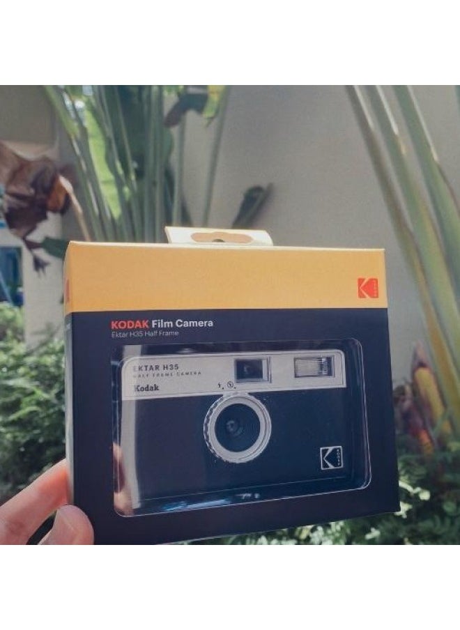 KODAK H35 KODAK EKTAR H35 Semi-grid Film Side Axis Camera 135 Film Non-disposable-Color:Coffee  - Image 4