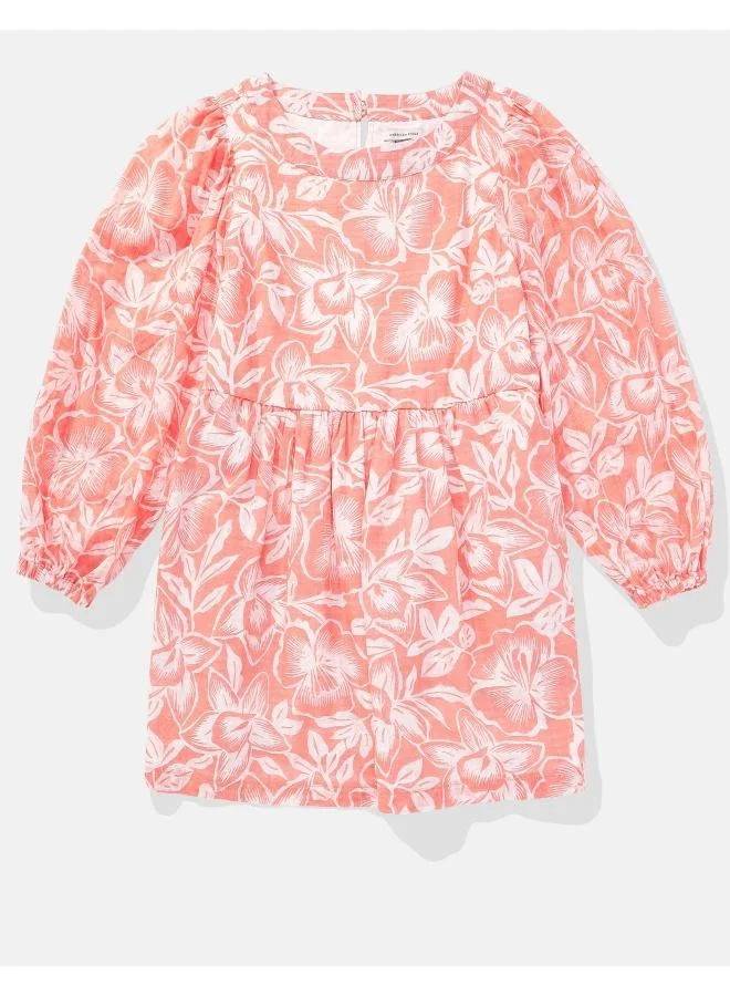 امريكان ايجل AE Long-Sleeve Mini Dress