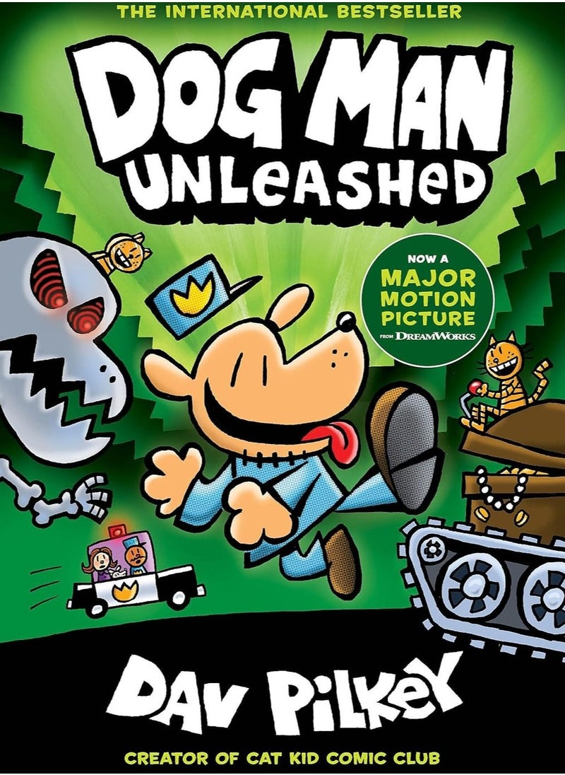 Dog Man Unleashed: A Graphic Novel (Dog Man #2): From the Creator of Captain Underpants 