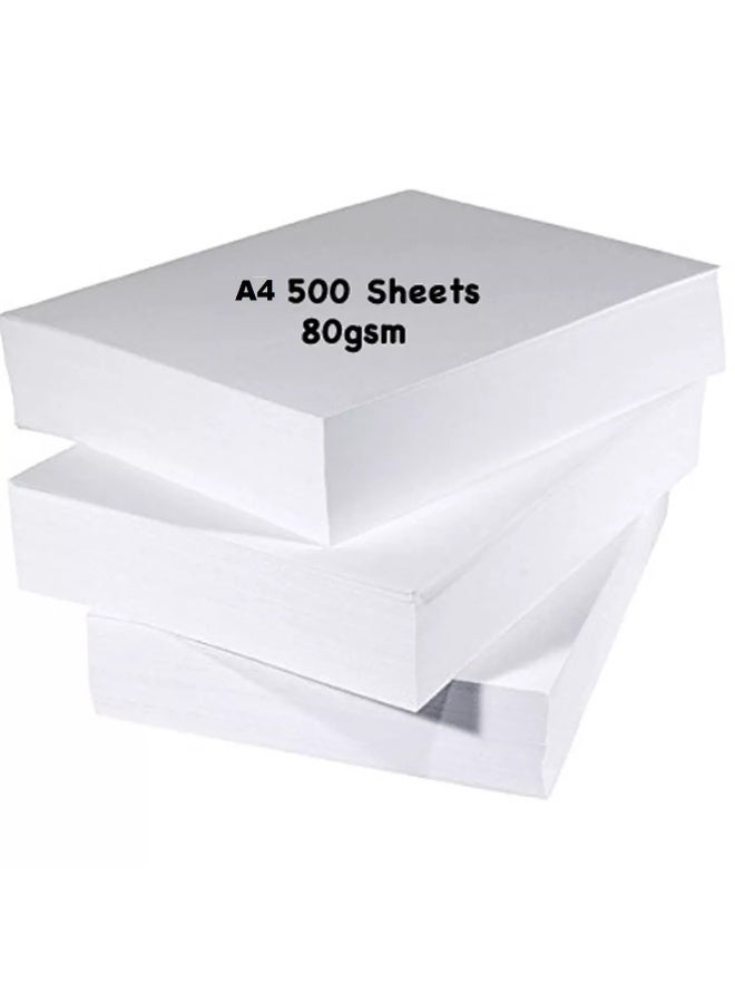 A4 Copy Paper 80GSM – 500 Sheets Ream – Premium White Printing, Photocopy & Office Paper - Image 2