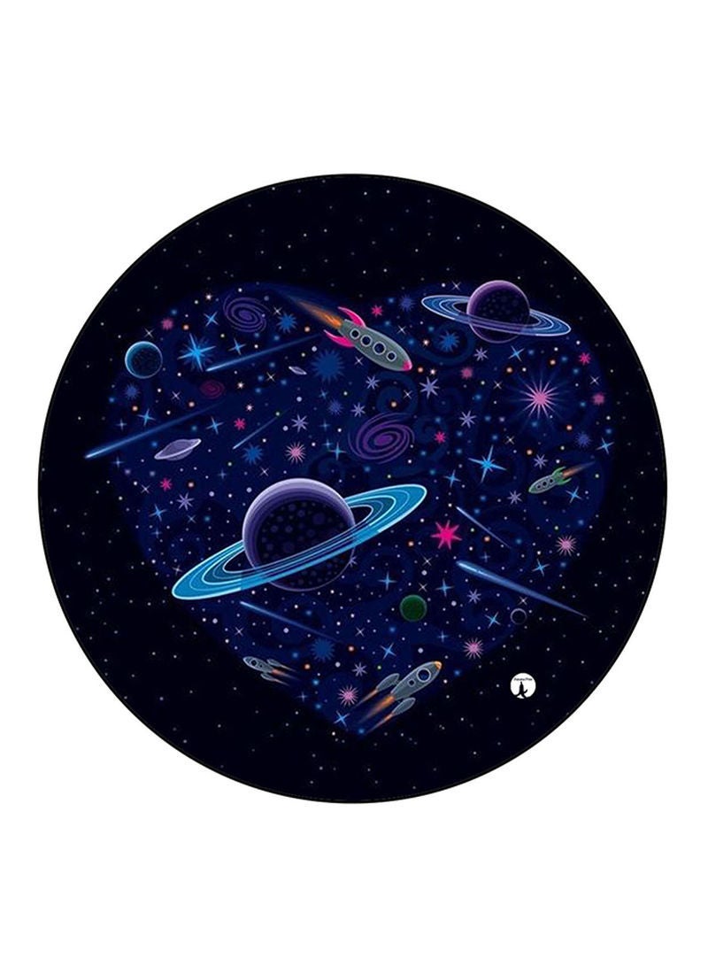 RKN Space Printed Fridge Magnet  Round  Multicolour - Image 2