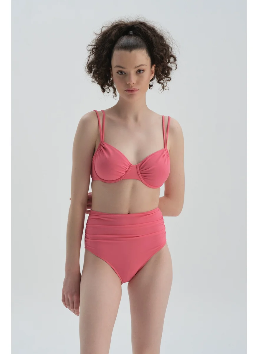 dagi Salmon Slimming High Waist Bikini Bottom