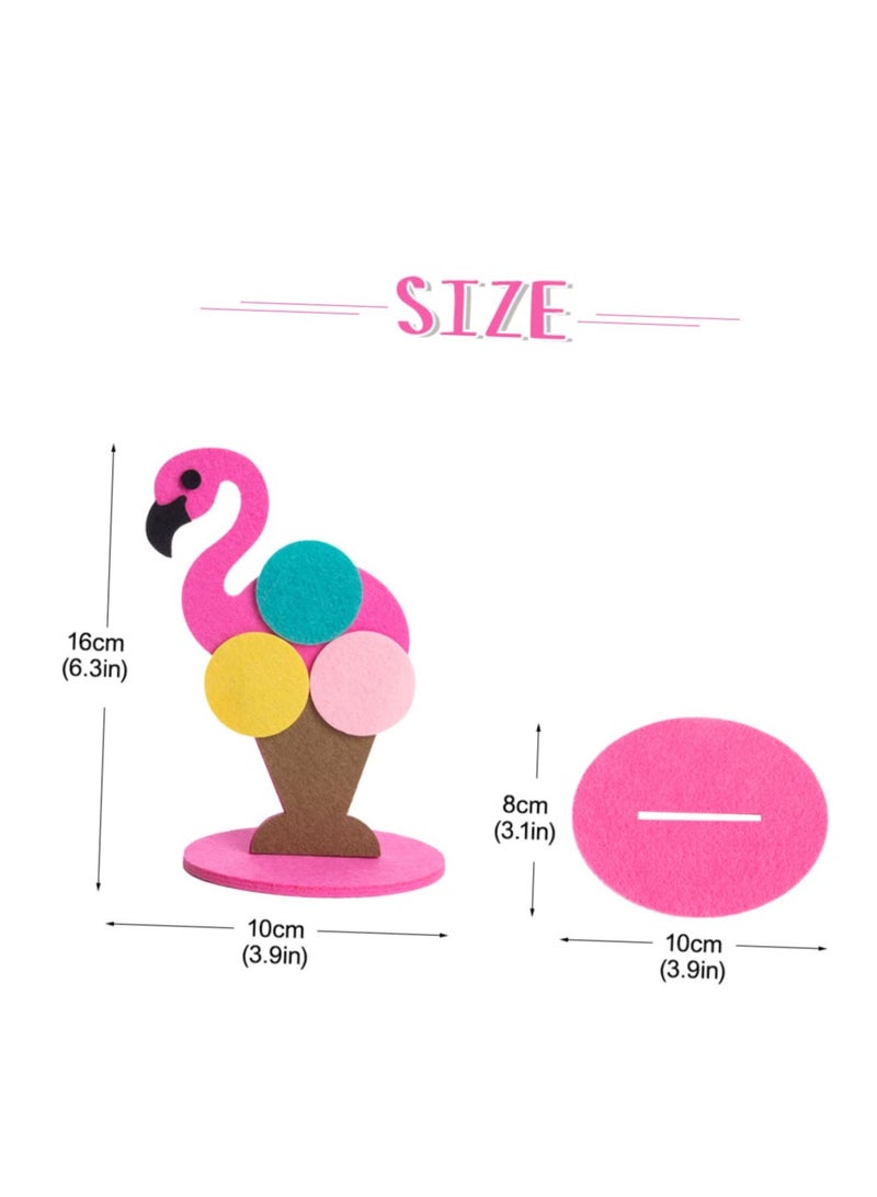 SYOSI 3pcs Summer Felt Table Place Desk Decoration Pineapple Decor Hawaiian Party Supplies Table Ornaments Layout Prop Hawaii Felt Desk Decor DIY Room Decor Models Dining Table Pineapple - Image 3