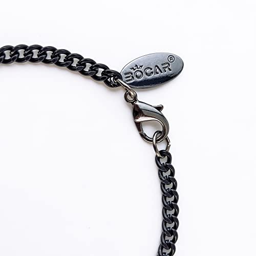 Bocar Long Necklaces for Women Trendy, Boho Layered Crystal Beaded Collar Necklaces for Women, Fashion Statement Necklaces Jewelry (NK-10084-Pirate Black) - Image 4