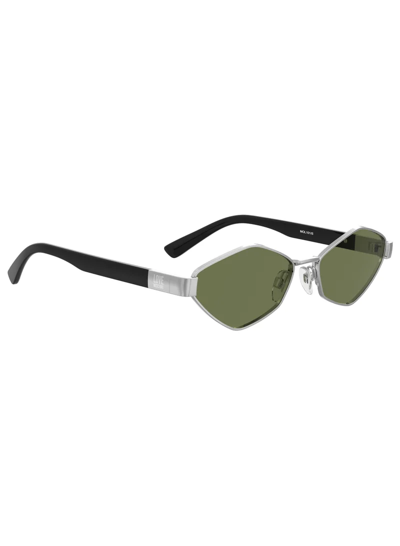 لوف موسكينو MOSCHINO LOVE MOL101/S Sunglasses Silver Rectangular