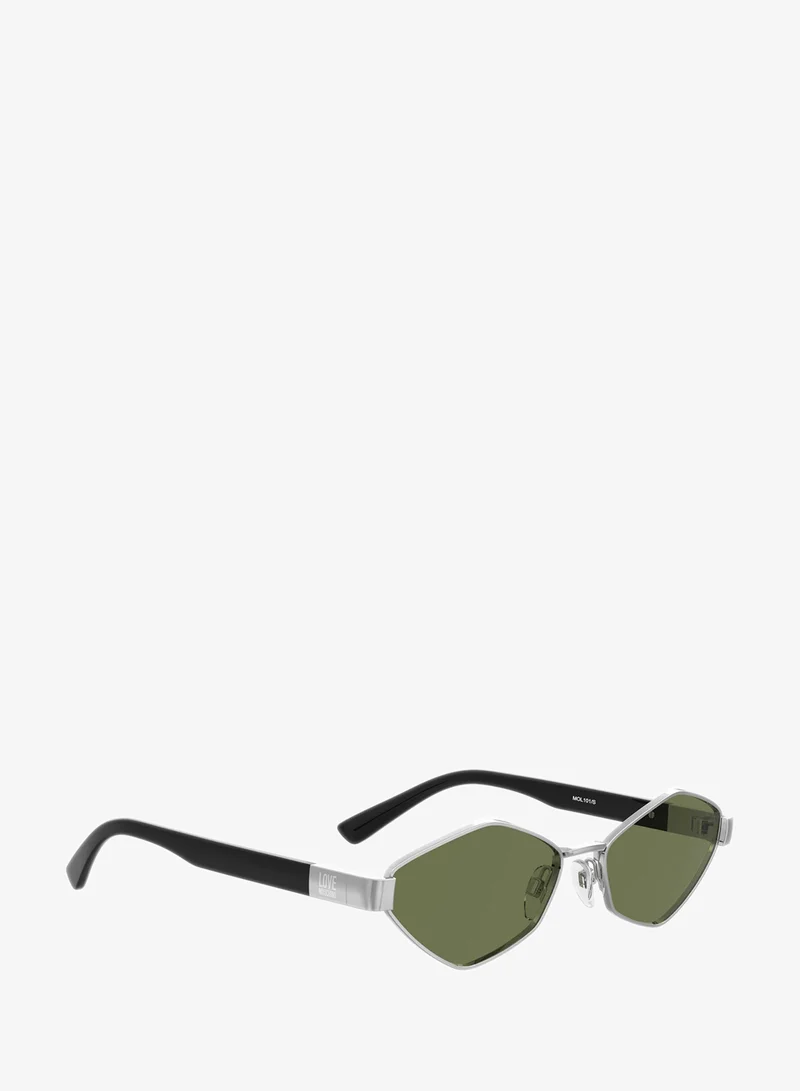Love Moschino  MOSCHINO LOVE MOL101/S Sunglasses Silver Rectangular  | Best Price UAE