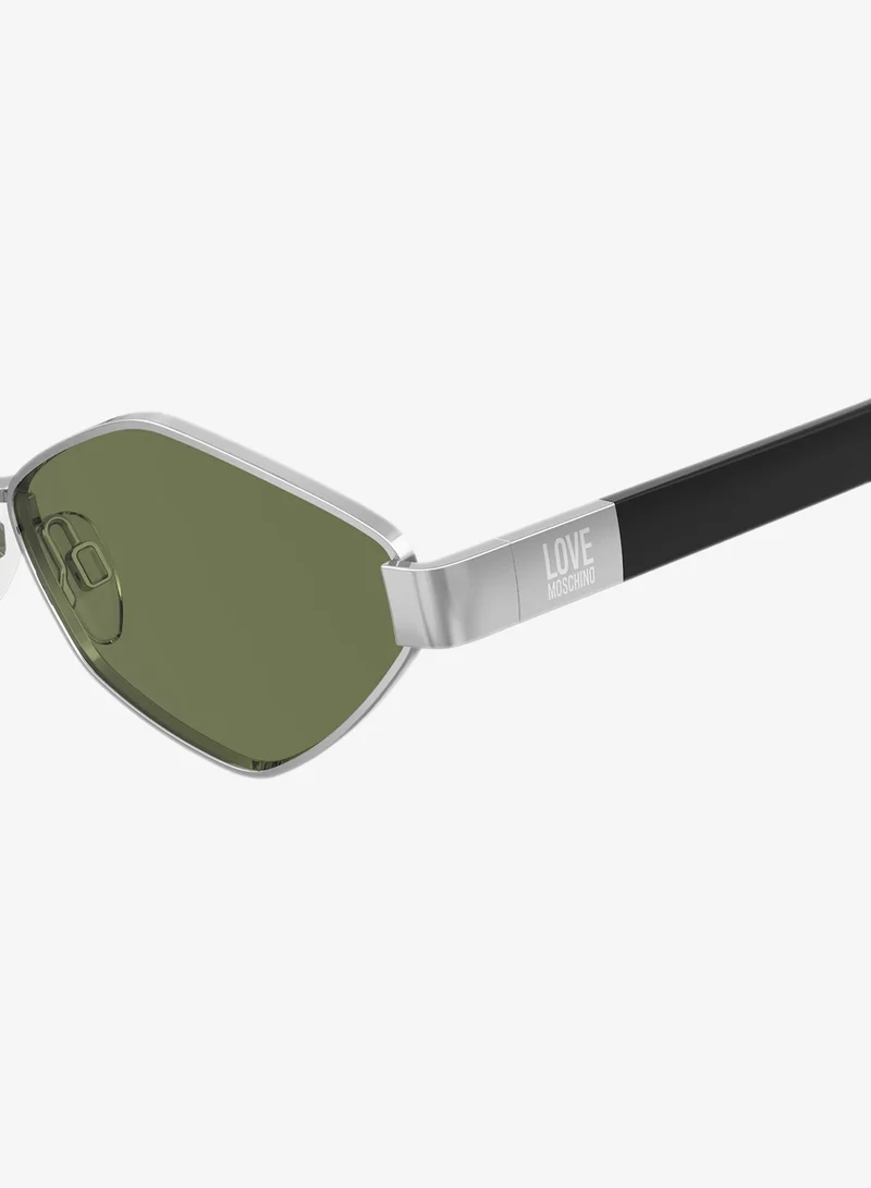 Love Moschino  MOSCHINO LOVE MOL101/S Sunglasses Silver Rectangular  | Best Price UAE