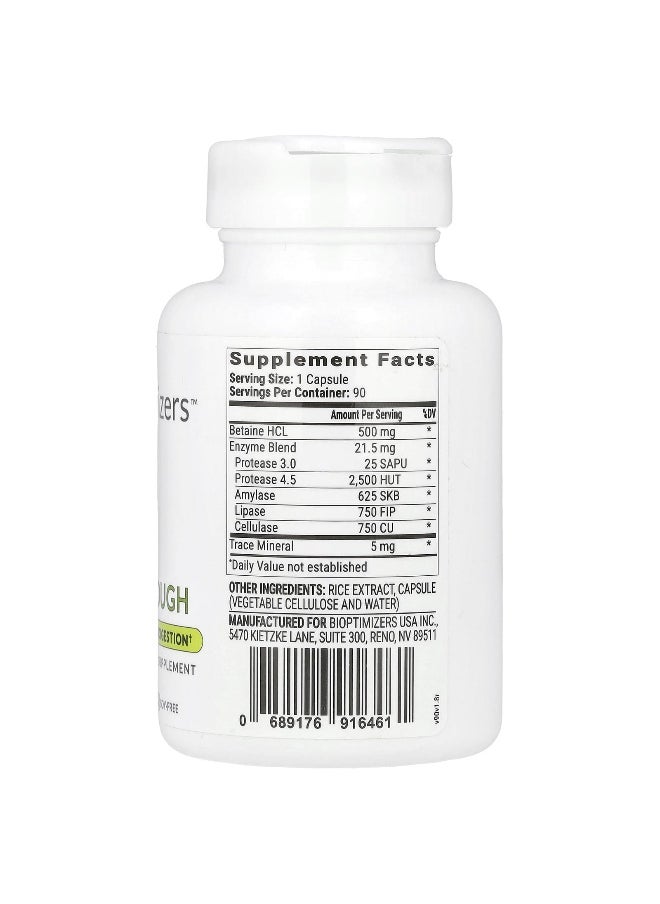 BiOptimizers - BIOptimizers, HCL Breakthrough, 90 Veggie Caps - Image 1
