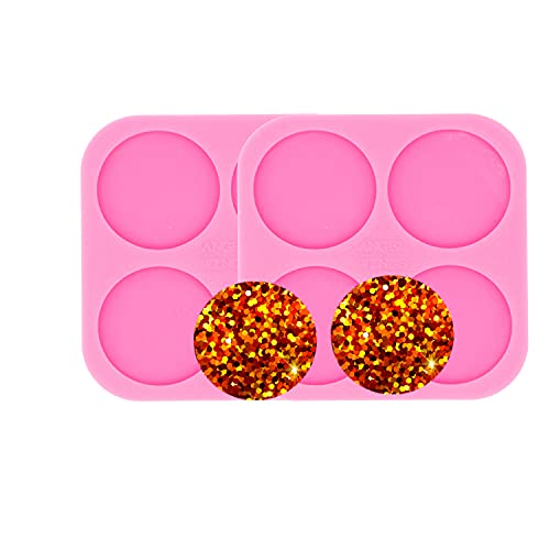 AMZTOART Super Glossy Resin Mold Phone Grip Epoxy Molds, Silicone Molds for Badge Reel DIY Telephone Stands Design (YMDY0533+DY0533) - Image 1