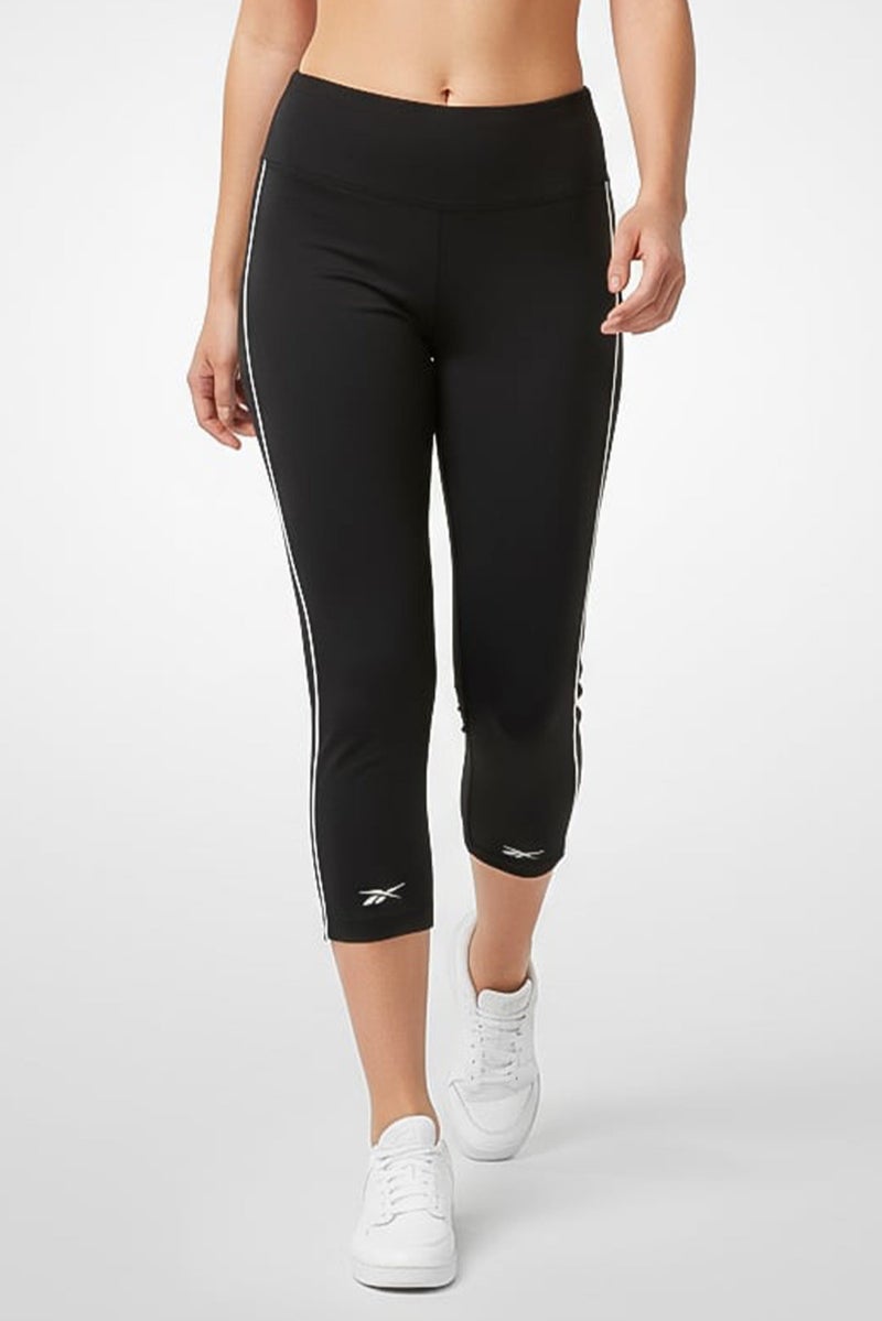 Reebok ليغينغز تدريب رياضية للنساء، سوداء - Image 1
