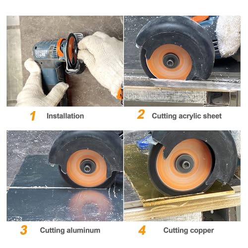 BRSCHNITT HSS Circular Saw Blade 3inch - BRSCHNITT 3pcs 72T 10mm Bore Cutting Discs for Wood, Copper, Aluminum, Plastic and Soft Metal - Image 4