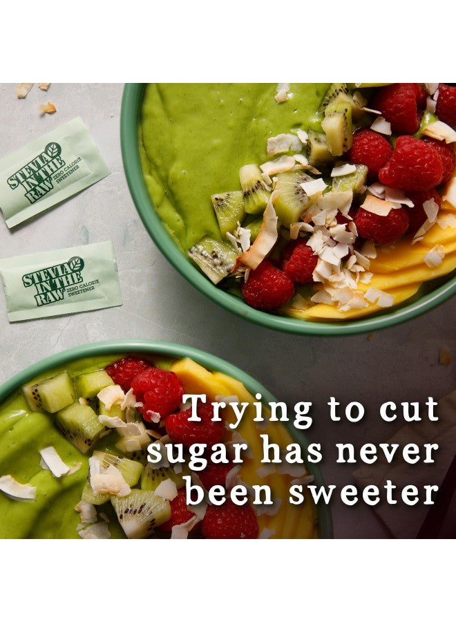 IN THE RAW Stevia In The Raw, Plant Based Zero Calorie Sweetener, Sugar Substitute, Sugar-Free Sweetener For Coffee, Hot & Cold Drinks, Suitable For Diabetics, Vegan, Gluten-Free, 50 Count Packets (Pack of 1) - Image 1