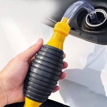 AARKRI SALES Oil Transfer Pump, Fuel Transfer Pump Kit, High Flow Siphon Hand Oil Pump, Portable Manual Car Fuel Pump for Petrol Diesel Oil Liquid Water Fish Tank with 2M Syphon Hose - Image 1