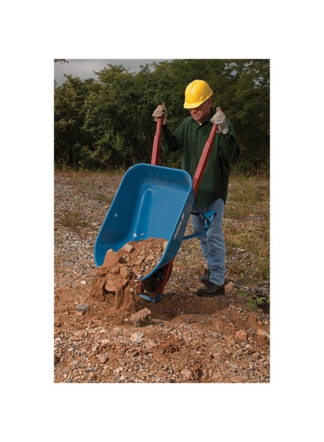 جاكسون عربة يد احترافية مصنوعة من الصلب المتين اللون الأزرق والأسود، سعة 6 قدم مكعب M6T22 - Image 2