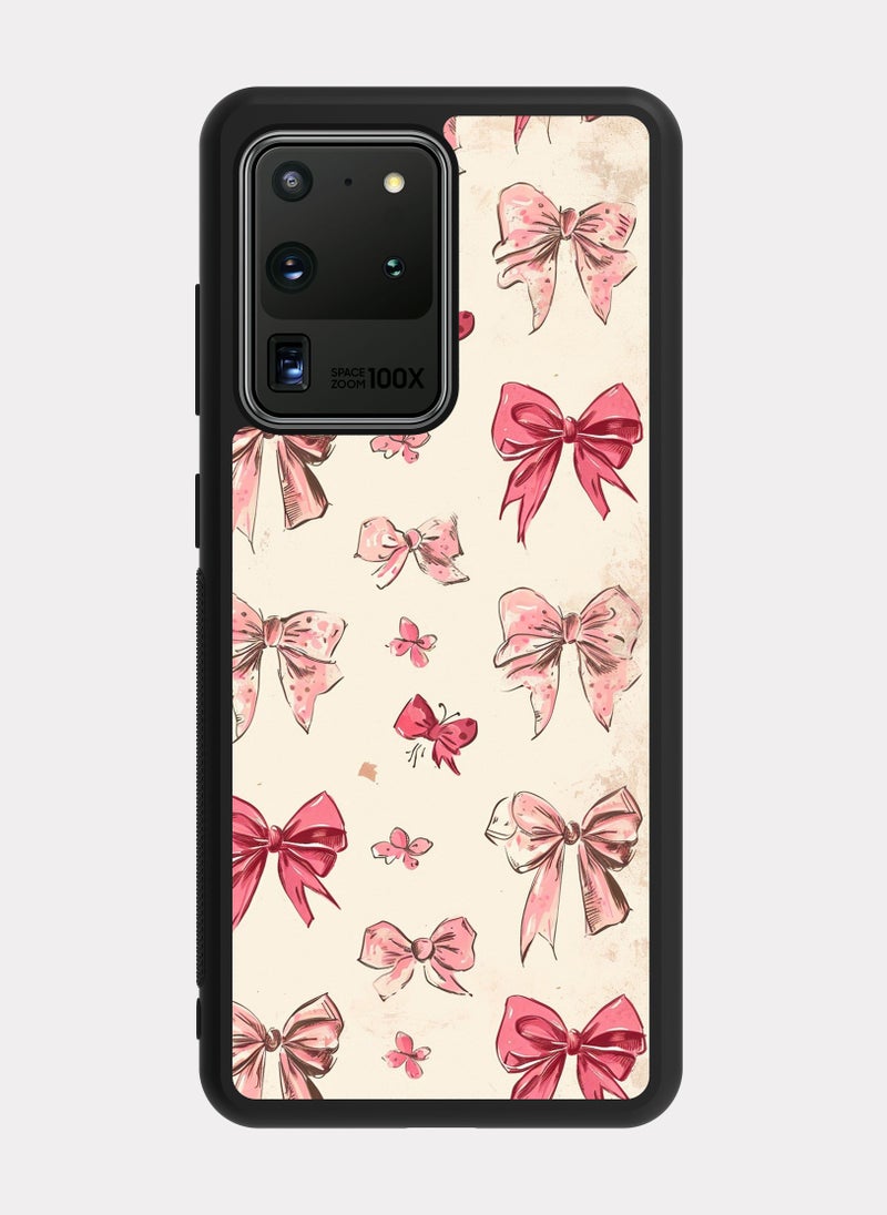 PXLAAT Samsung Galaxy S20 Ultra case cover Bow Pattern - Image 1
