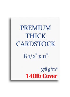Desktop Publishing Supplies Extra Heavy Duty 140Lb Cover Cardstock Bright White 379Gsm 18Pt Thick Paper For Inkjet & Laser Printers 81/2 X 11 (50 Sheets Pack) 