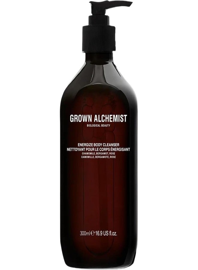 Grown Alchemist Energize Body Cleanser, Chamomile, Bergamot & Rose Gentle Bodywash. Hydrates and Cleanses Skin (300 ml). - Image 1